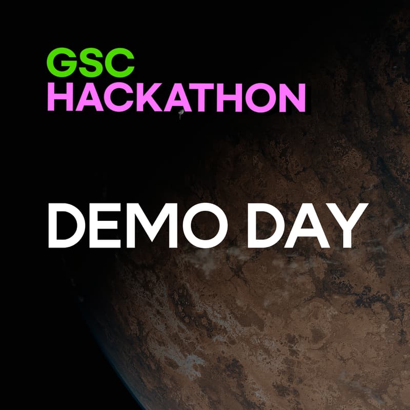 Cover Image for GSC HACKATHON DEMODAY