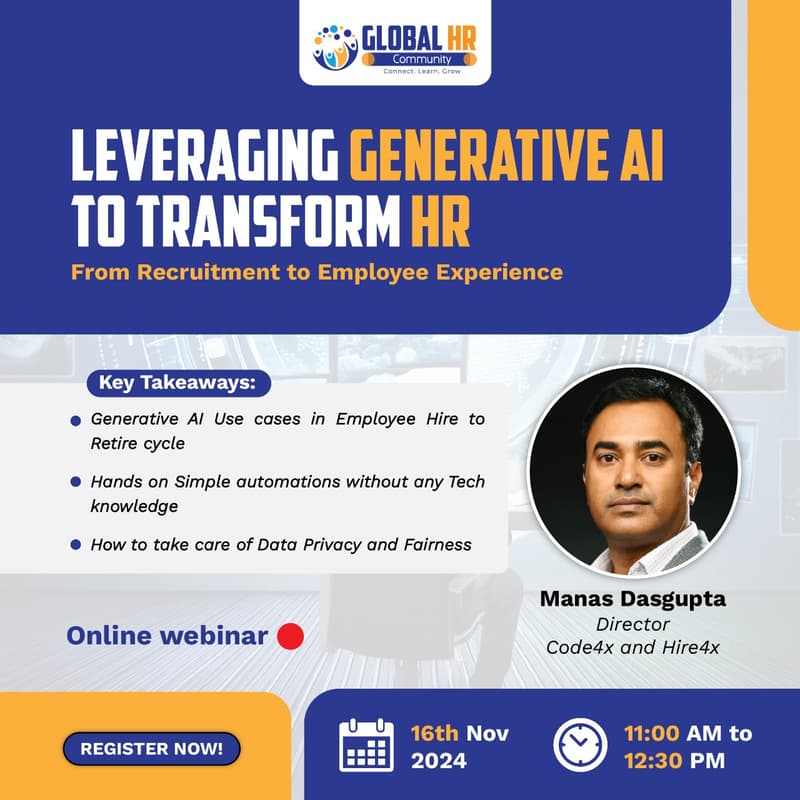Cover Image for Leveraging Generative AI to Transform HR: From Recruitment to Employee Experience