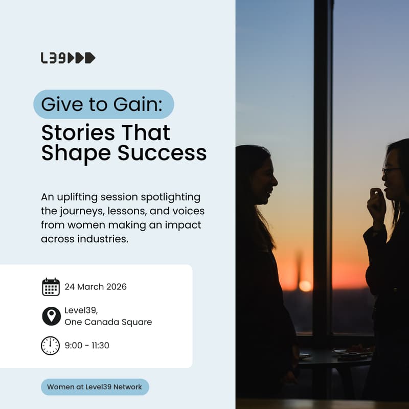 Cover Image for Women at Level39 Network: Stories That Shape Success