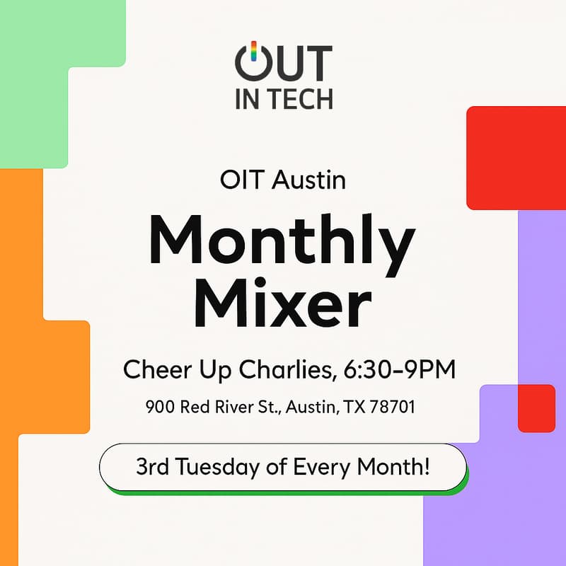 Cover Image for Out in Tech: March Mixer