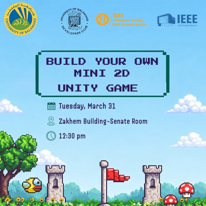 Cover Image for Build your own mini 2D Unity Game
