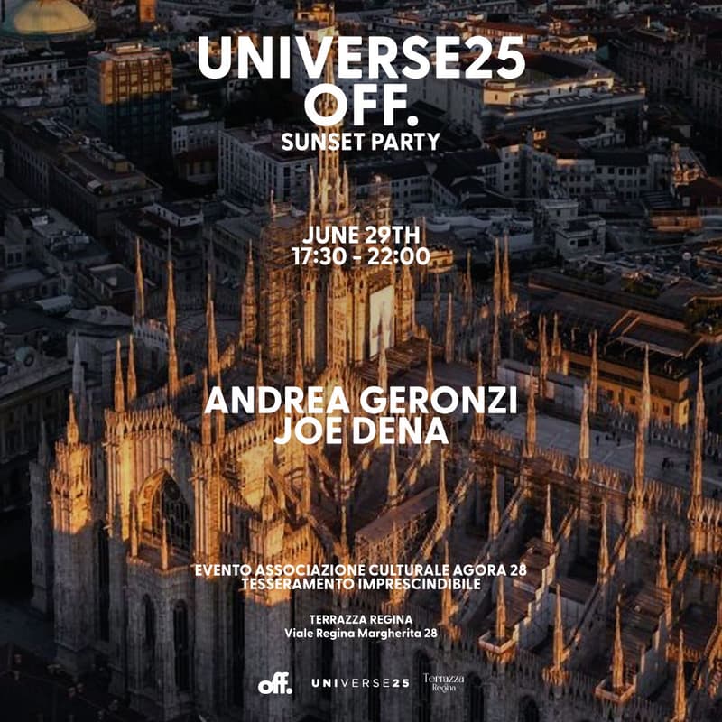 Cover Image for UNIVERSE25 X OFF. @TERRAZZA REGINA SUNSET PARTY