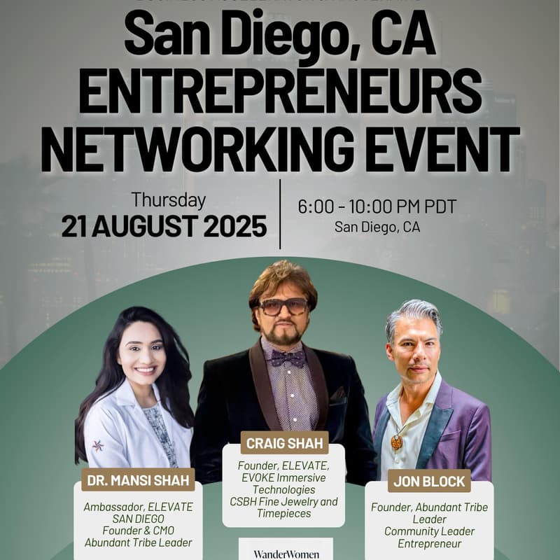 Cover Image for San Diego Entrepreneurs Networking Event