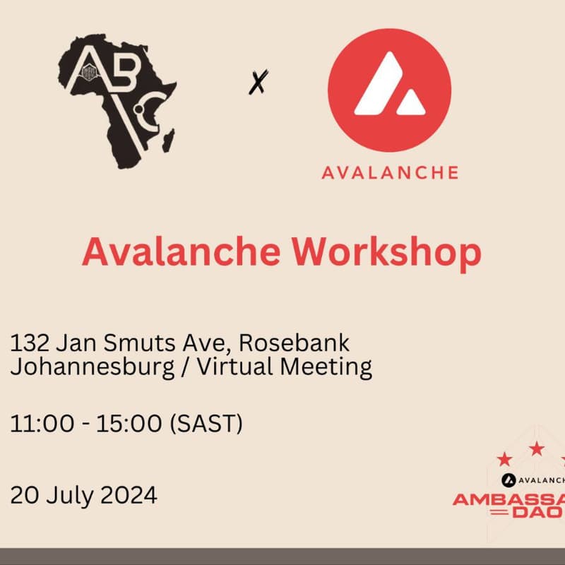 Cover Image for Avalanche MeetUp South Africa