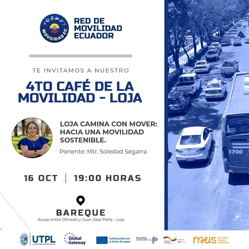 Cover Image for Loja - 4to Café de la Movilidad 🚍🤝☕ Red de Movilidad Ecuador