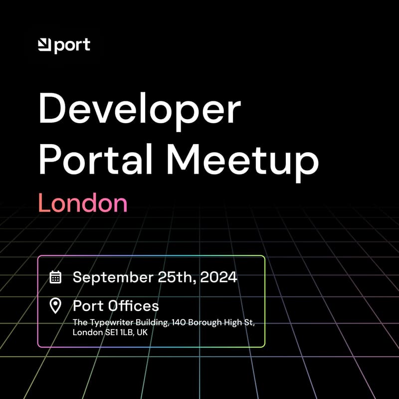 Cover Image for Developer Portal Meetup London