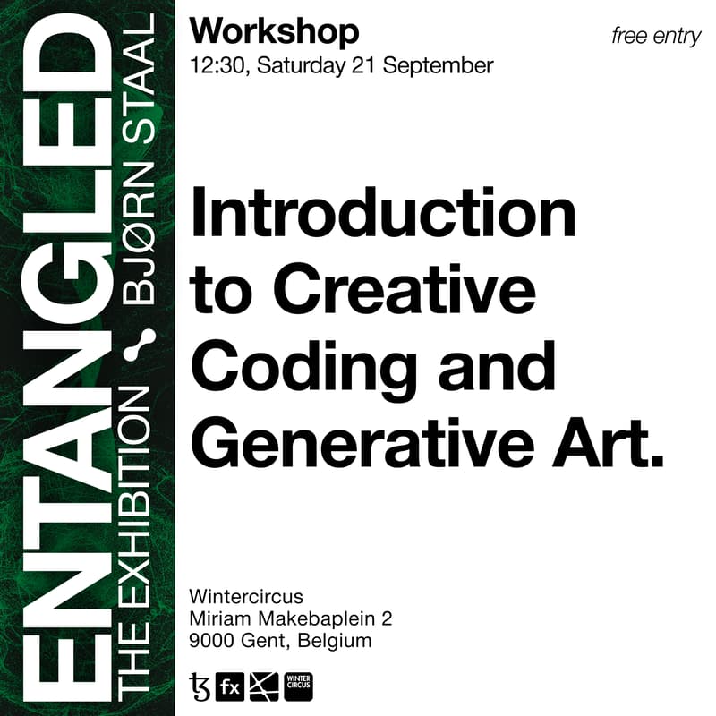 Workshop. Introduction to Creative Coding and Generative Art. · Luma