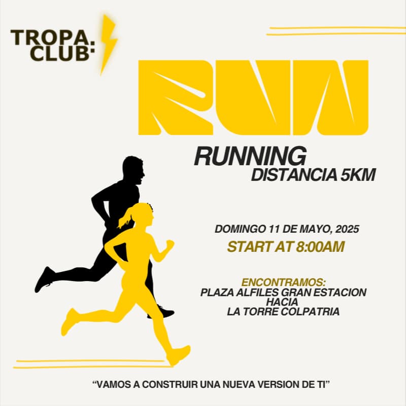 Foto de portada de RUNNING WITH THE TROPA