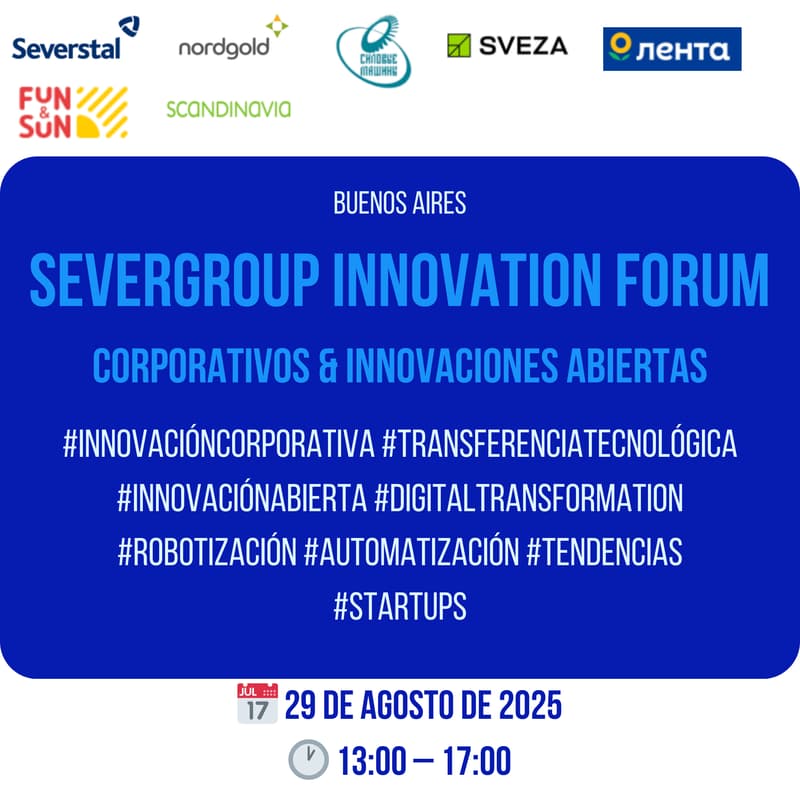 Cover Image for 📢 Severgroup Innovation Forum: Corporativos & Innovaciones Abiertas