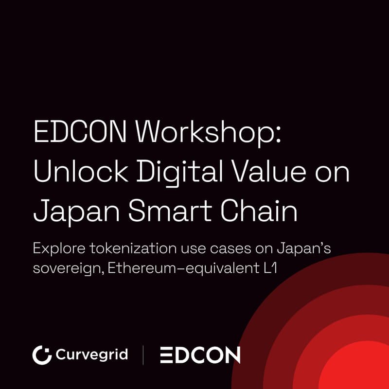 Cover Image for 🔑 EDCON Workshop - Unlocking Digital Value with Japan Smart Chain