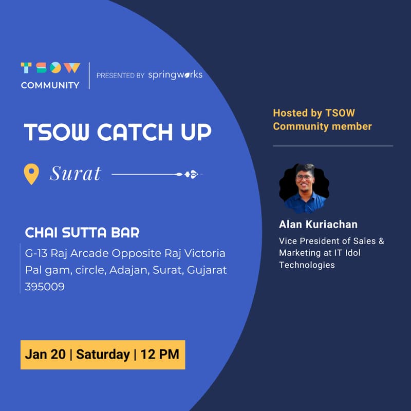 Cover Image for TSOW Catchup in Surat