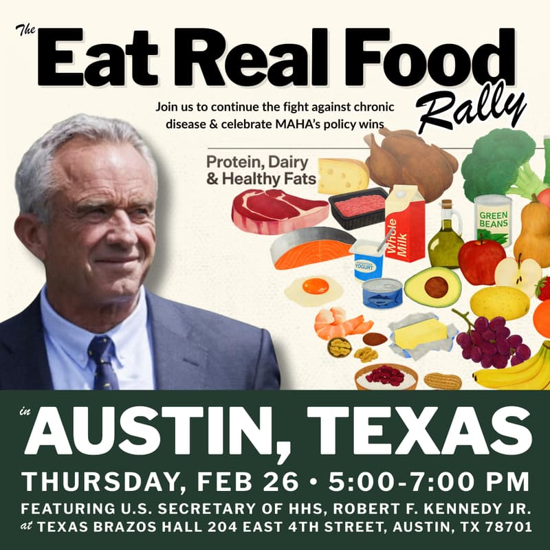 Cover Image for MAHA x Austin, TX - Eat Real Food Rally