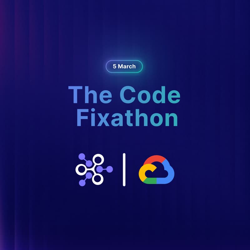 Cover Image for The Code Fixathon with TurinTech AI and Google Cloud