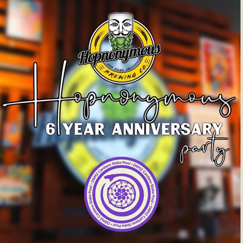 Cover Image for Hopnonymous 6 Year Anniversary Party!