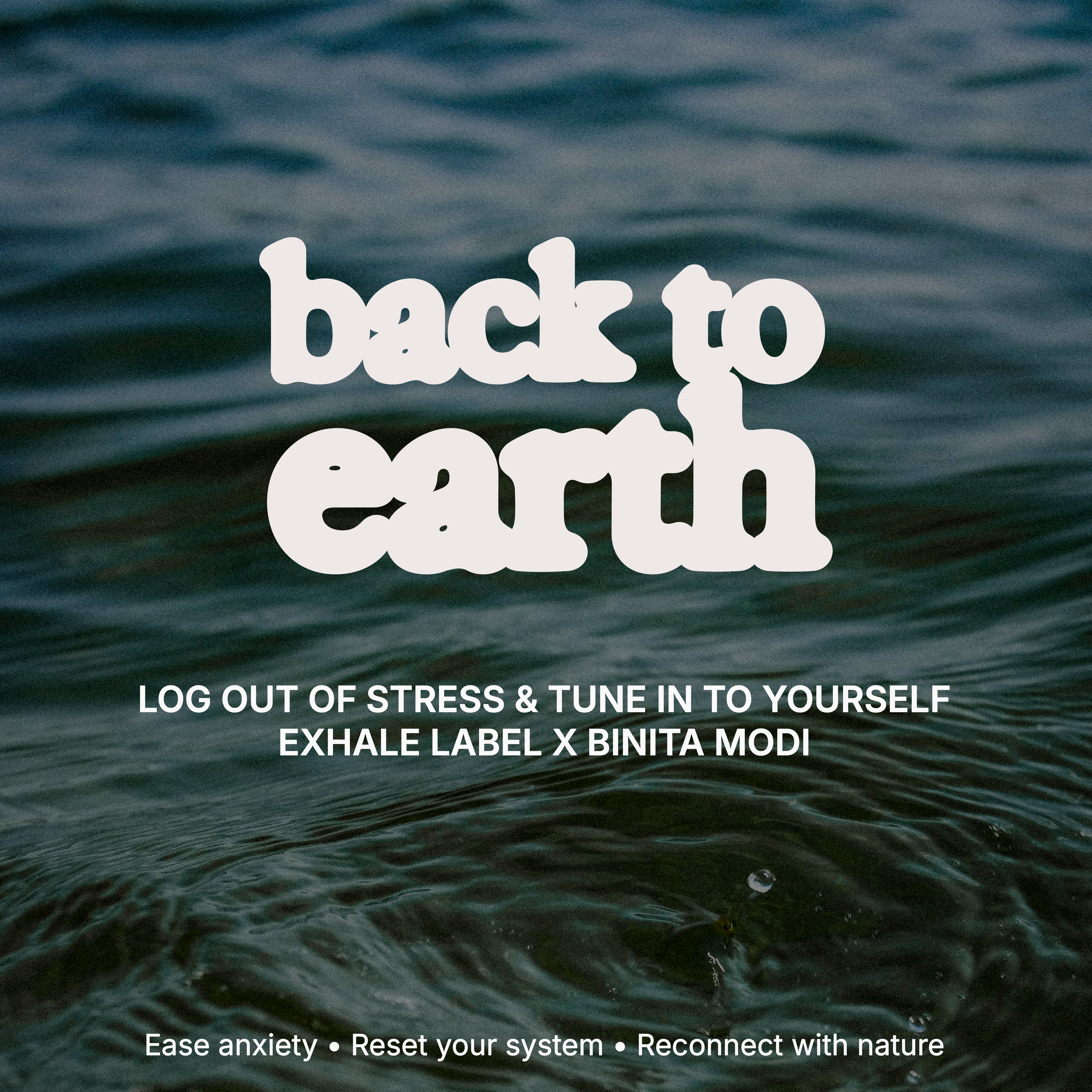 Cover Image for BACK TO EARTH - Exhale Label X Binita Modi