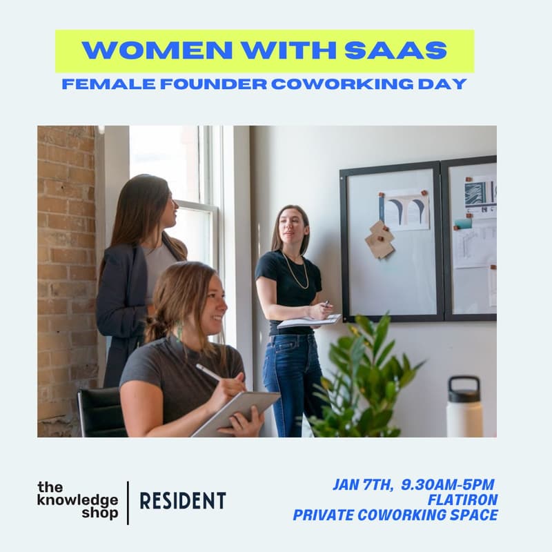 Cover Image for Women with Saas: Female Founder Coworking Day