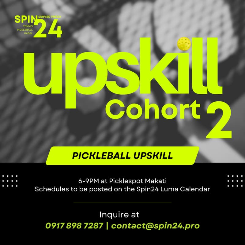 Cover Image for COHORT 2 Pickleball Upskill: Module 3 Game Calibration