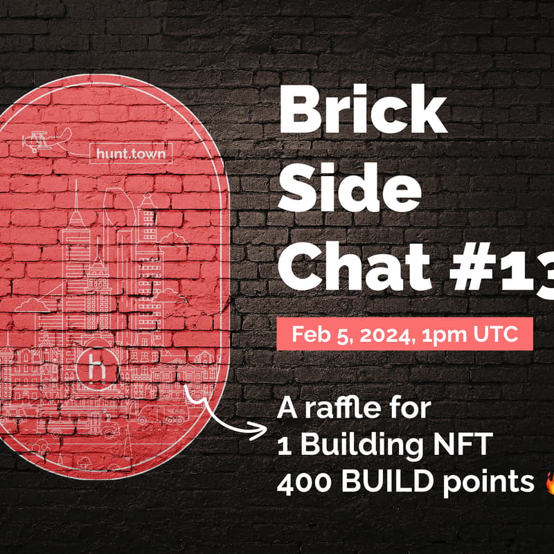 Cover Image for Brick Side Chat #13 - Online Web3 Networking Meetup