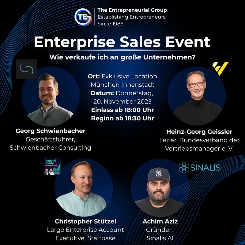 Cover Image for Enterprise Sales - B2B: Wie verkaufe ich an große Unternehmen?