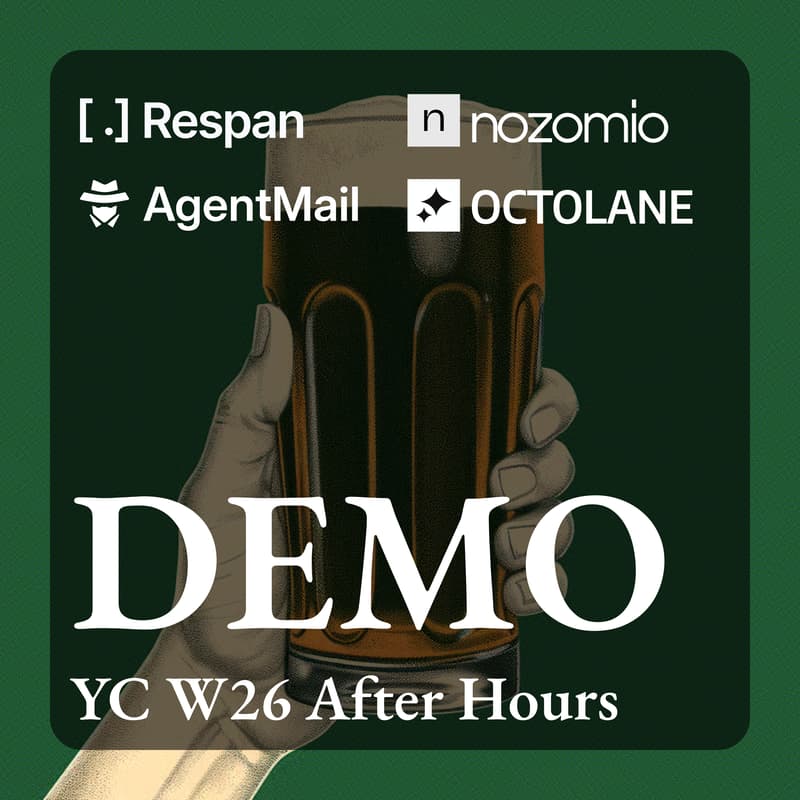 Cover Image for YC W26 After Hours + Live Demos