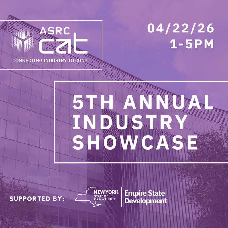 Cover Image for 5th Annual CUNY-ASRC Industry Showcase