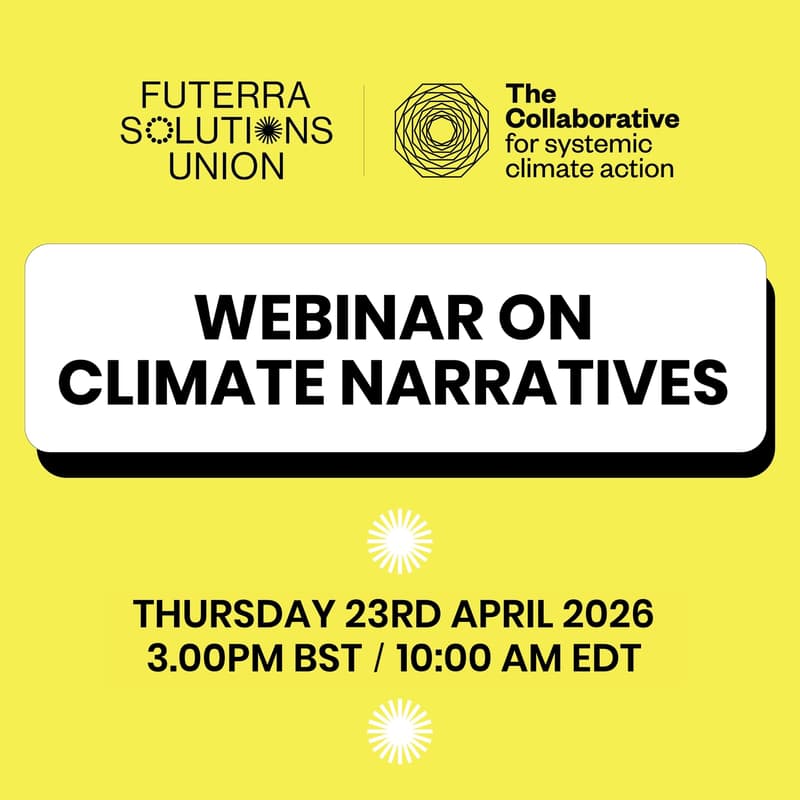 Cover Image for Webinar on Climate Narratives