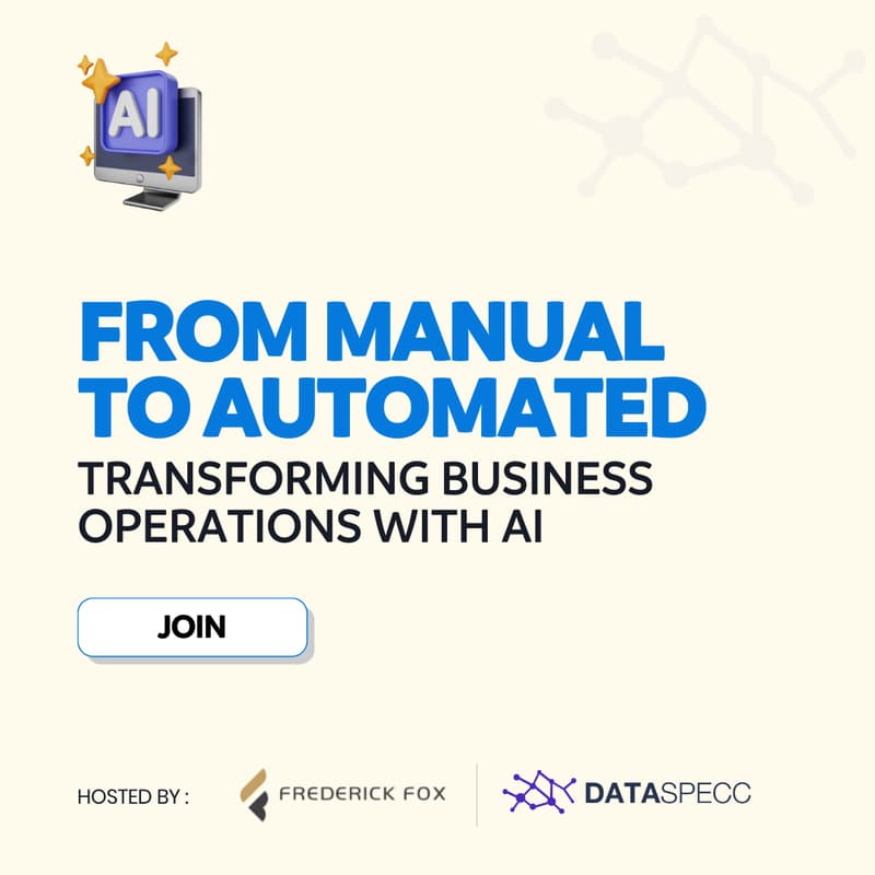 Cover Image for From Manual to Automated: Transforming Business Operations with AI