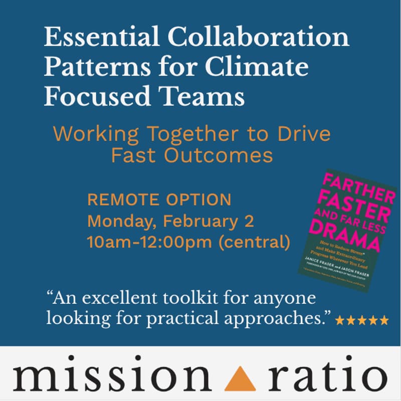 Cover Image for Essential Collaboration Patterns for Climate Focused Teams - REMOTE OPTION