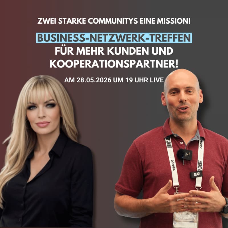 Cover Image for Business-Netzwerk-Treffen für mehr Kunden und Kooperationspartner!