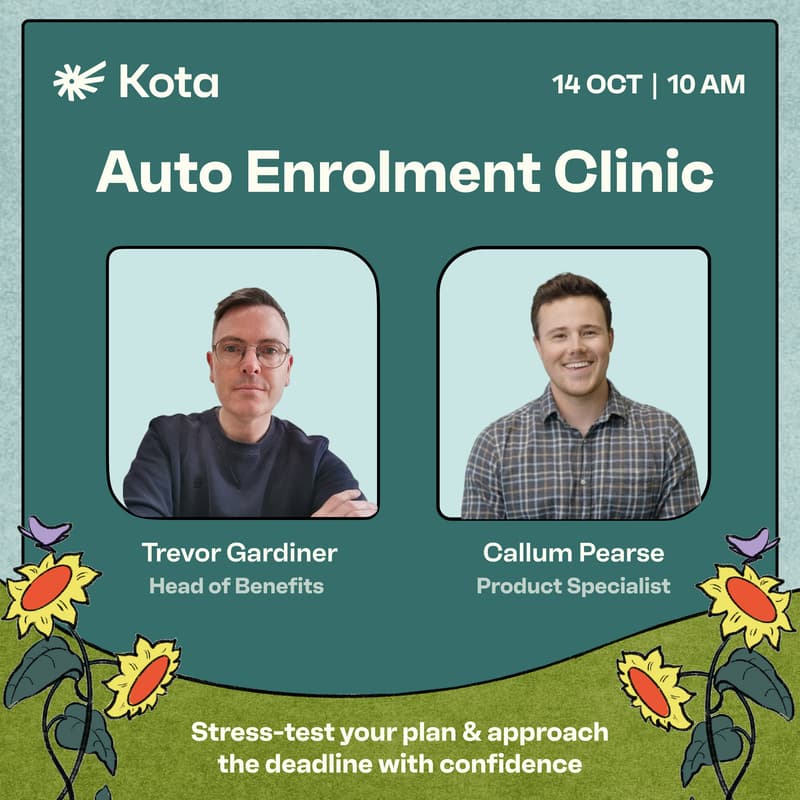 Cover Image for Kota's Auto-Enrolment Clinic | Lessons Learned from 1000s of Employers