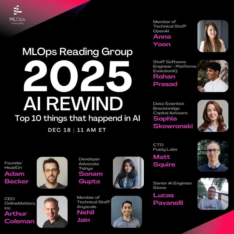 Cover Image for AI REWIND 2025 - MLOps Reading Group Special