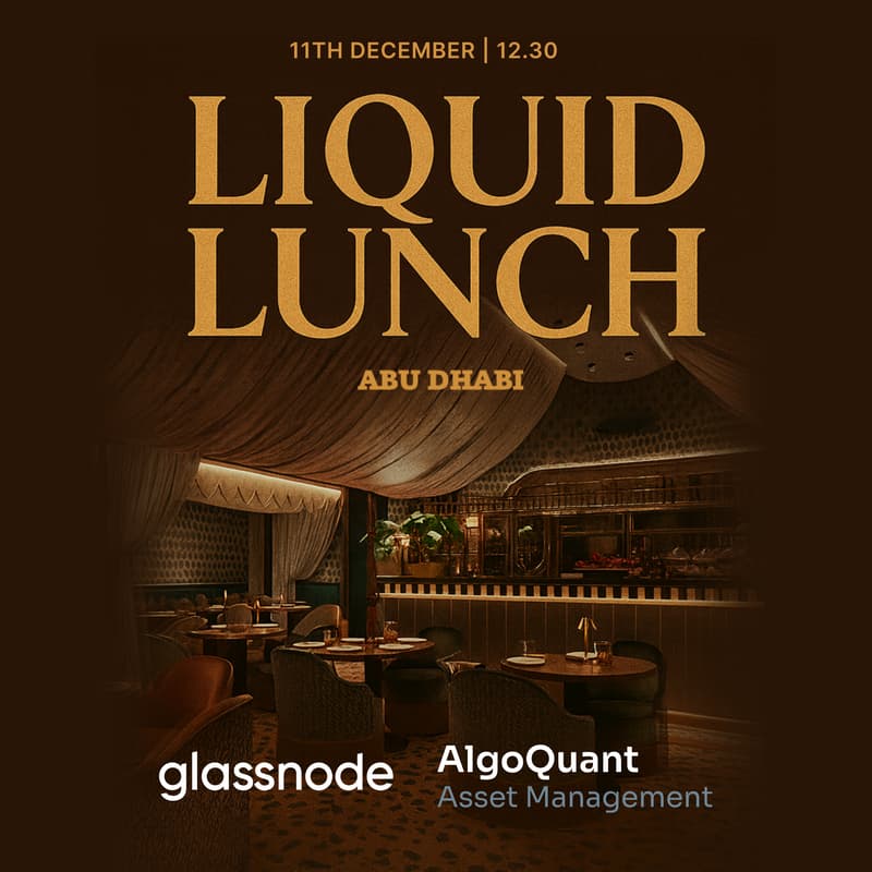 Cover Image for AlgoQuant × Glassnode: Liquid Lunch - Institutional Trading Funds & Allocators