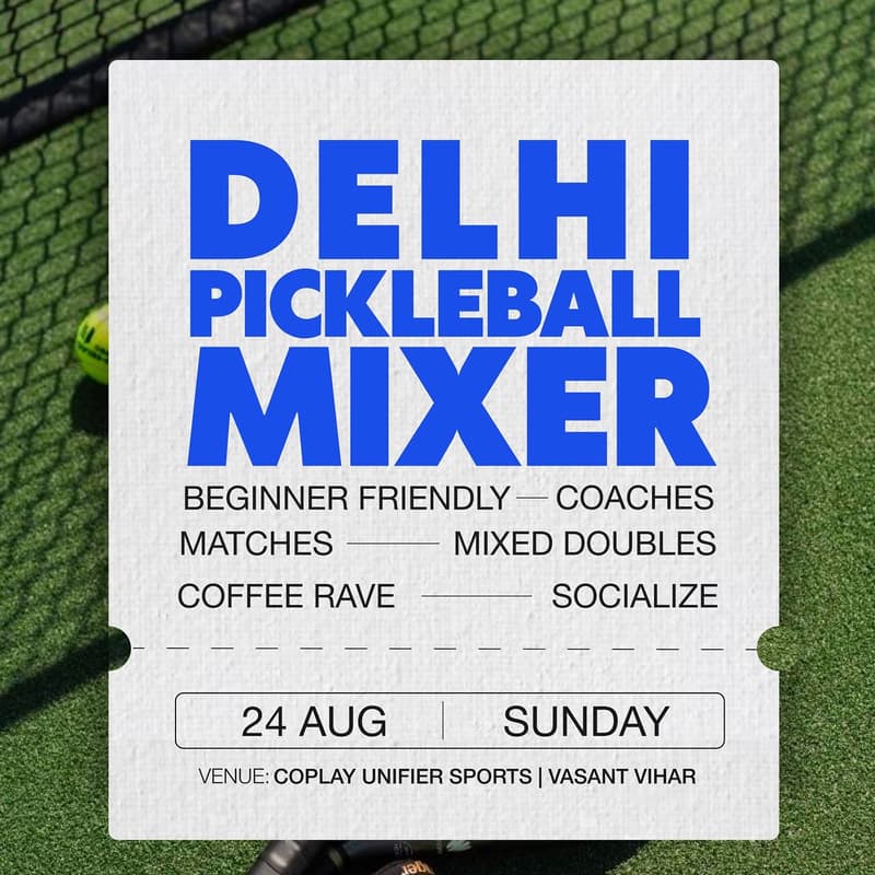 Cover Image for Delhi Pickleball mixer (DejaBrew x Pickle Club)