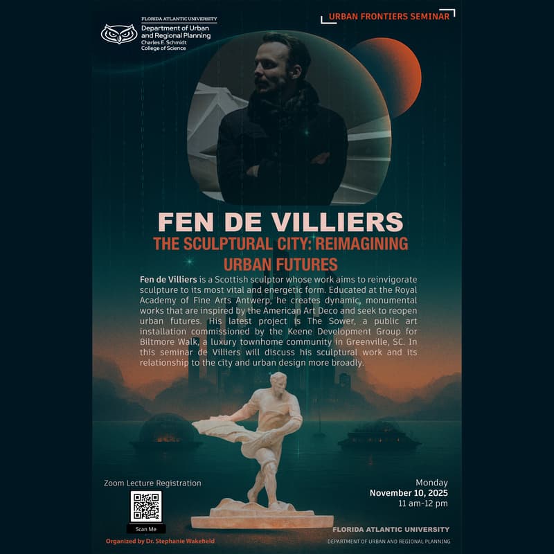 Cover Image for Urban Frontiers Seminar: Fen de Villiers – The Sculptural City; Reimagining Urban Futures