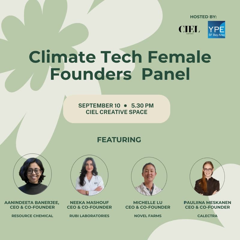 Cover Image for Climate Tech Female Founders Panel