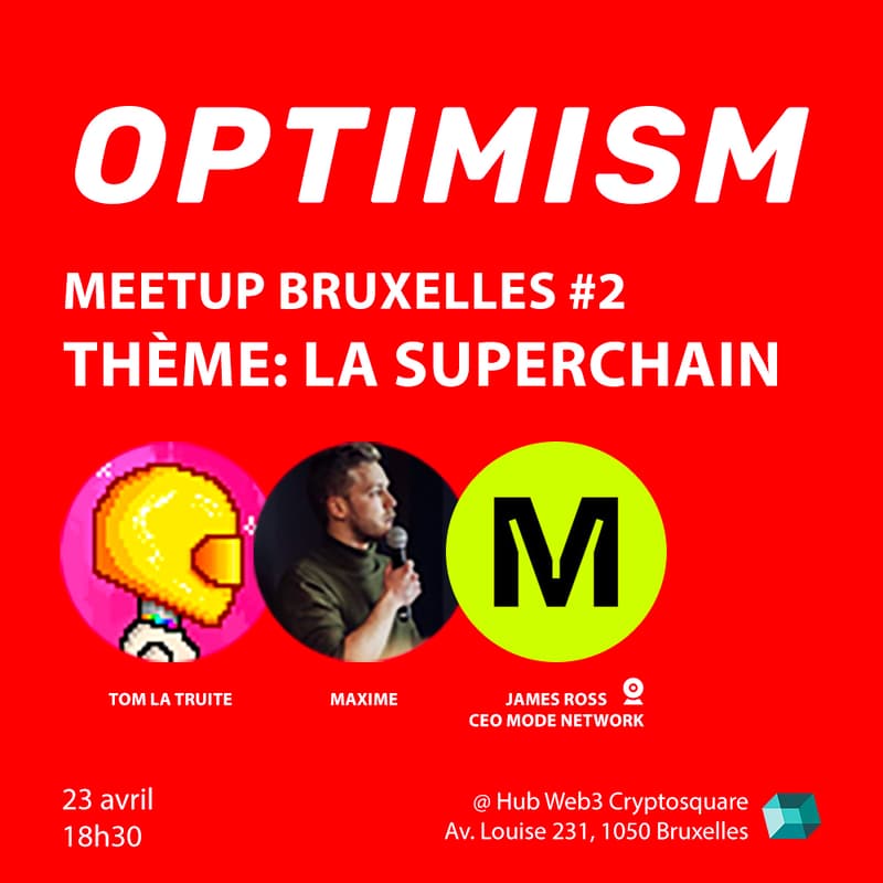 Cover Image for Optimism Meetup #2 Bruxelles 