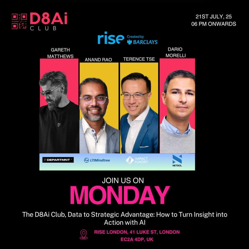 Cover Image for The D8Ai Club, Data to Strategic Advantage: How to Turn Insight into Action with AI