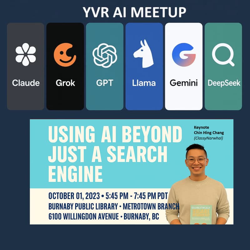 Cover Image for YVR AI Kickoff event - Burnaby & Tricities