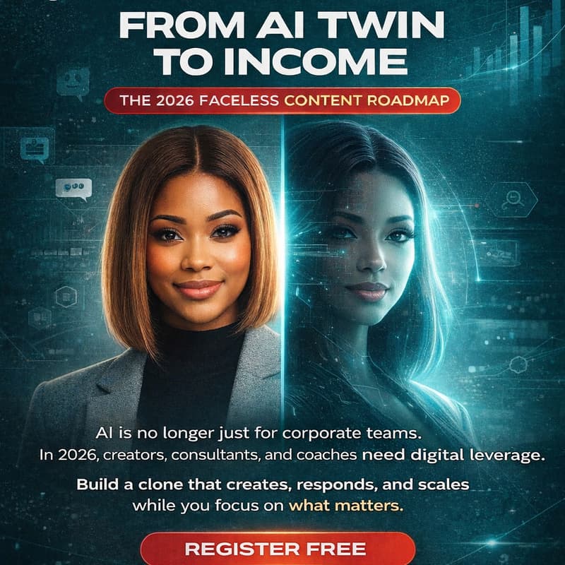 Cover Image for From AI Twin to Income: The 2026 Faceless Content Roadmap