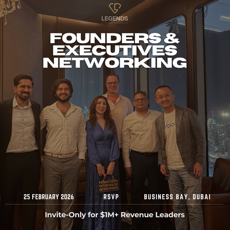 Cover Image for Exclusive Founders & CEO's Roundtable | 8 Seats Only | $1M+ Revenue Leaders