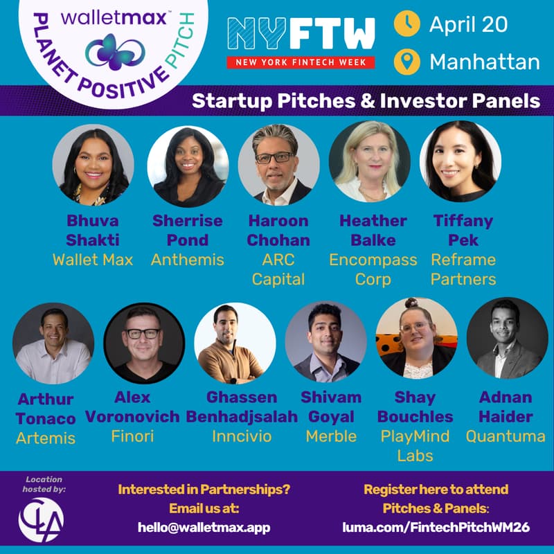 Cover Image for Fintech/AI Startup Pitches and Investor Panels