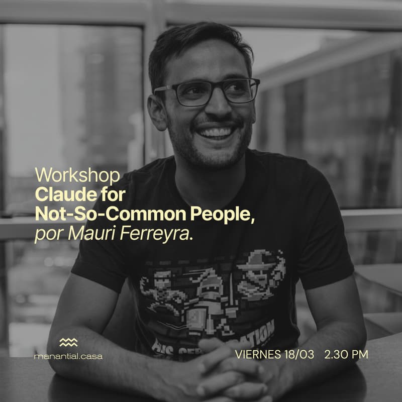 Cover Image for Workshop "Claude for Not-So-Common People” por Mauri Ferreyra
