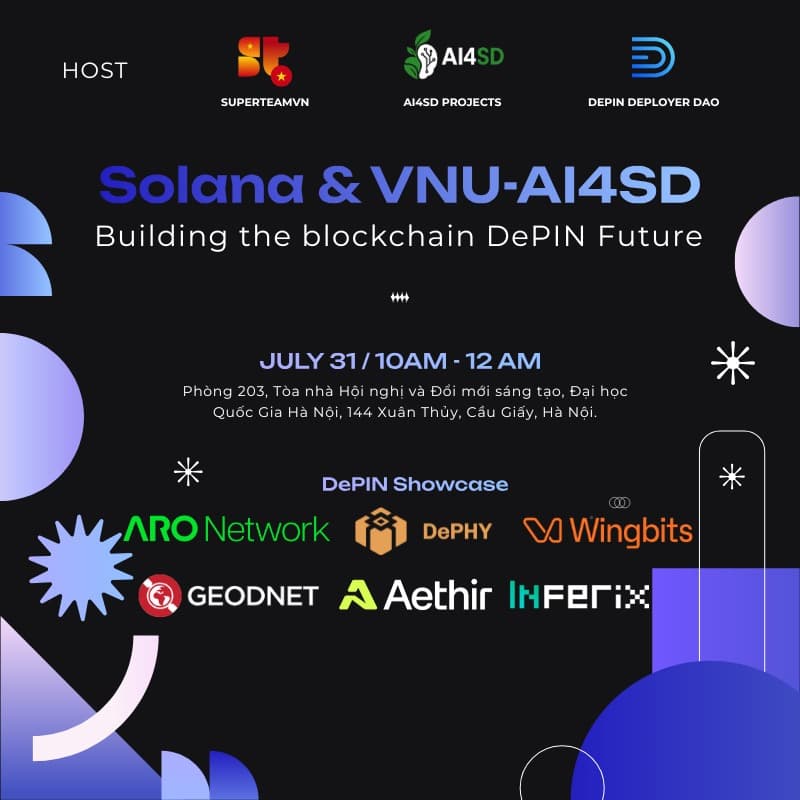 Cover Image for Solana & VNU-AI4SD: Building the DePIN Future
