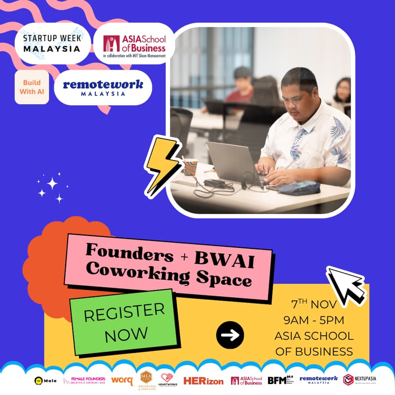 Cover Image for [Special edition] Founders + BWAI Co-working Friday #11