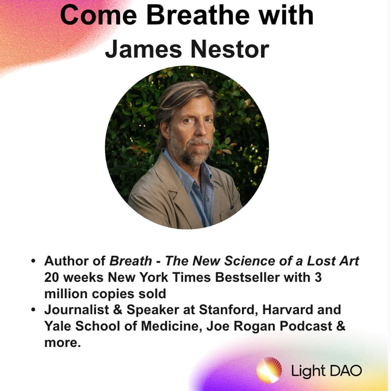 Cover Image for Light Dao Salon: Come Breathe With James Nestor (Lisbon)