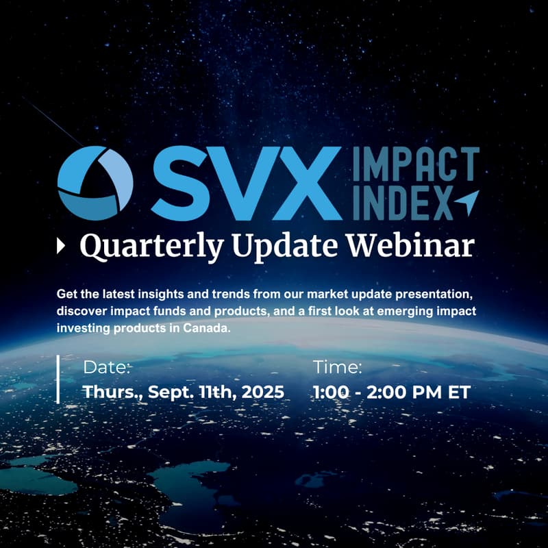 Cover Image for SVX Impact Index Quarterly Subscriber Call