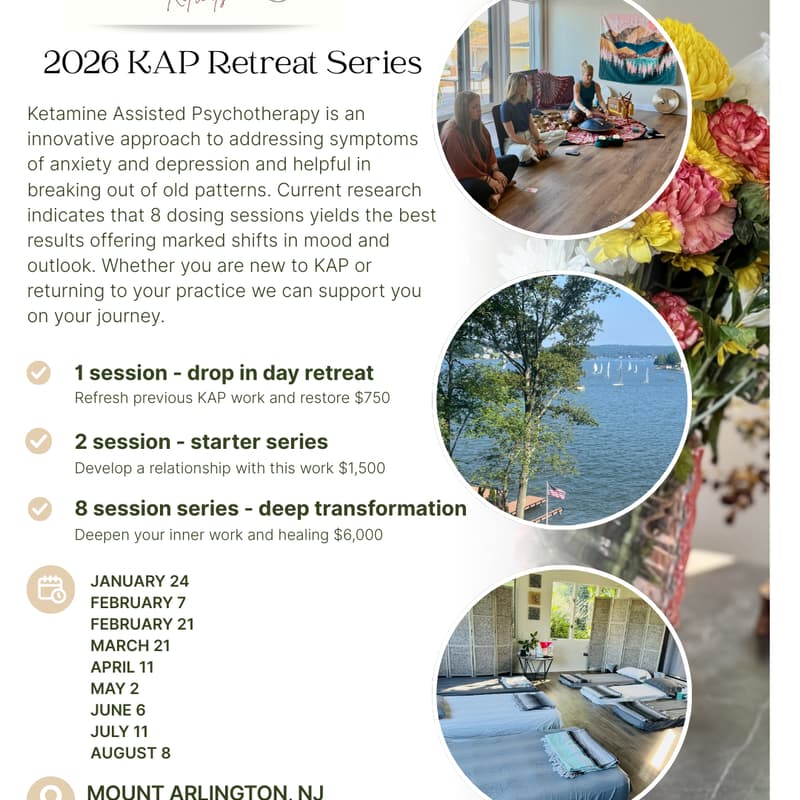 Cover Image for Transformational KAP Retreat Series - Lake Hopatcong New Jersey