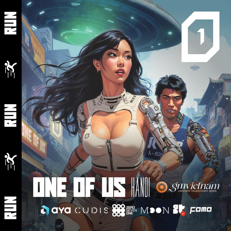 Cover Image for ONE OF US Run & Coffee // Aya, Cudis, 071Labs, Moonring, Superteam Vietnam, FOMO Magazine