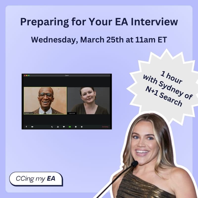 Cover Image for Preparing for Your EA Interview