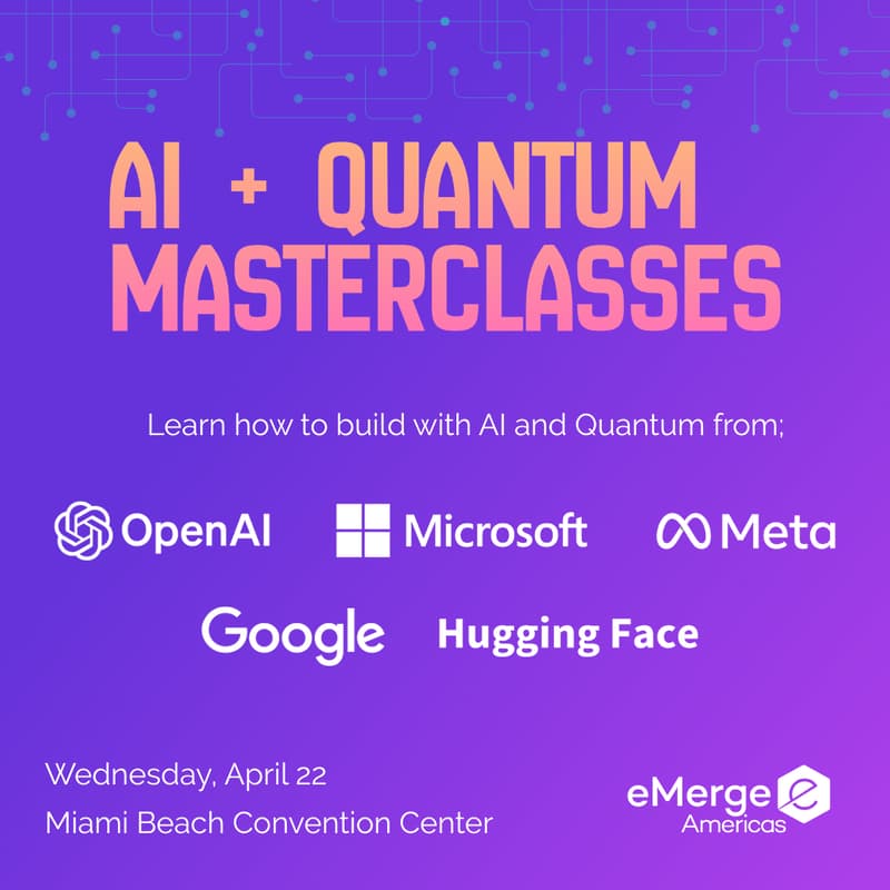 Cover Image for AI + Quantum MasterClasses by eMerge Americas